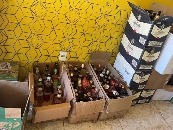 Esquema de “whisky” falsificado é descoberto e casal acaba detido na Capital