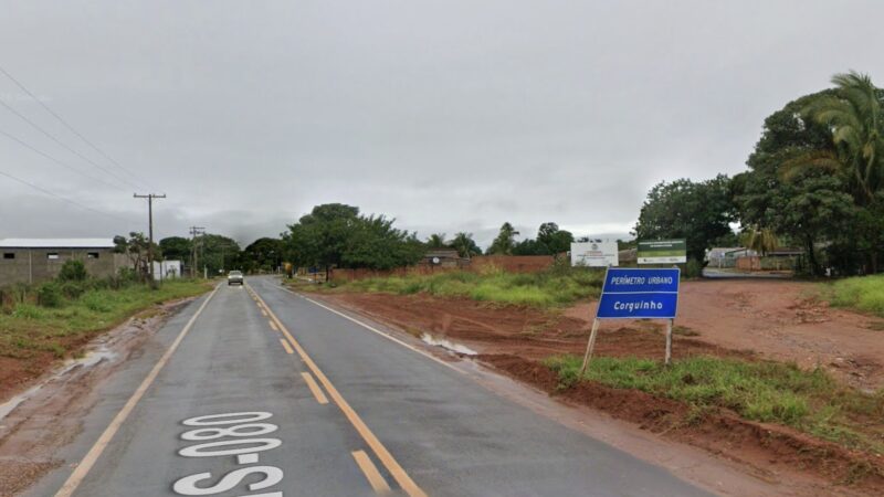 Idoso de 79 anos morre após ser atropelado na MS-080, em Corguinho