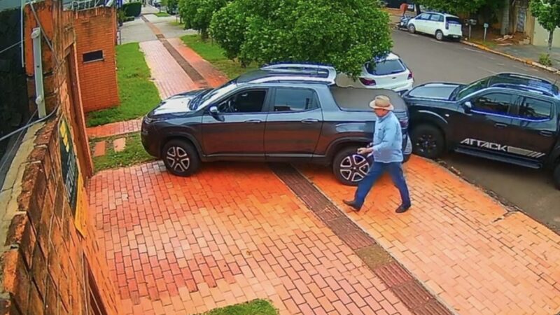 Câmeras mostram que fiscal ficou 5 minutos em imóvel antes de ser morto por ex-prefeito em Campo Grande