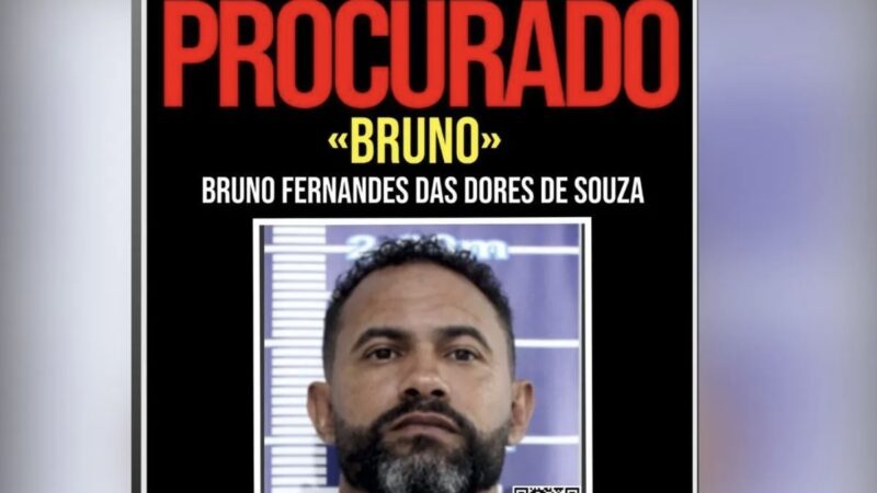 Goleiro Bruno segue foragido e MP pede retorno ao regime fechado