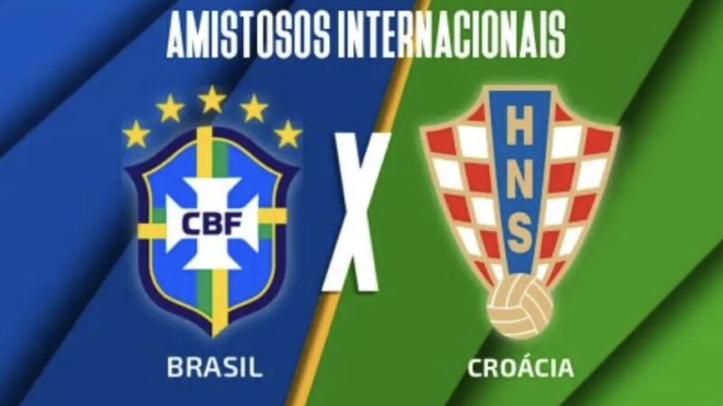 Brasil encara a Croácia em amistoso de olho na próxima fase