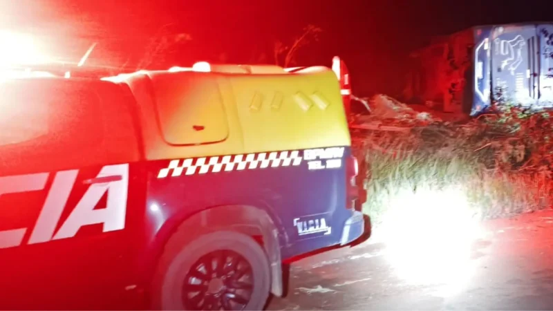 Acidente com ônibus na MS-040 deixa um morto e vários feridos Próximo a Santa Rita do Pardo