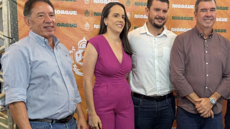 Deputado Gerson Claro destaca investimentos e obras durante agenda em Nioaque