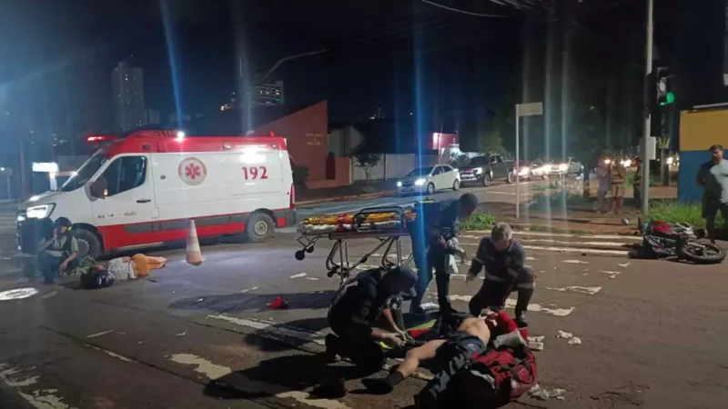 Motorista suspeito de embriaguez causa acidente e deixa casal ferido na Capital