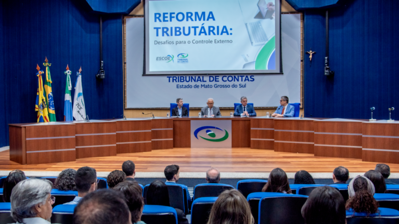 Seminário debate impactos da Reforma Tributária no controle externo em MS