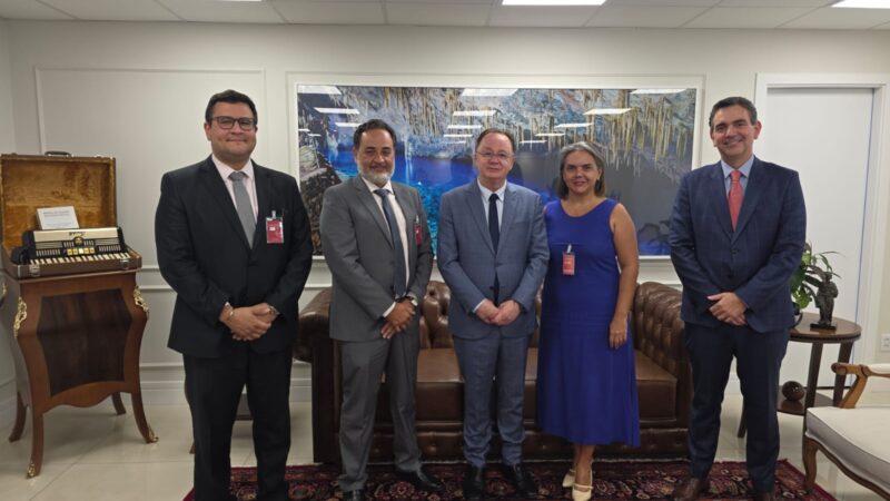 Tribunal de Justiça de Mato Grosso do Sul recebe visita da OAB/MS para discutir ações voltadas à população idosa