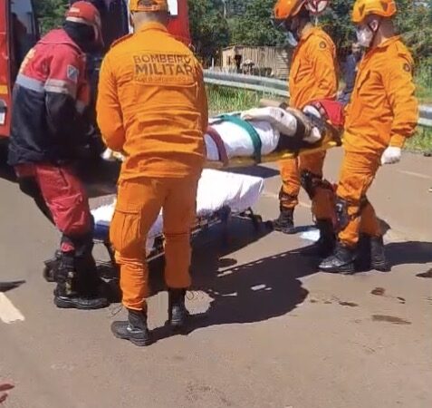 Parada repentina para resgatar cachorro termina em acidente grave na Duque de Caxias
