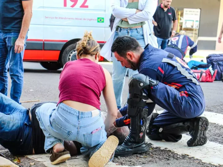 Motociclista morre horas após grave colisão no Centro de Campo Grande