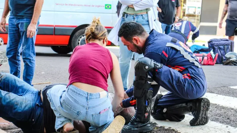 Motociclista morre horas após grave colisão no Centro de Campo Grande