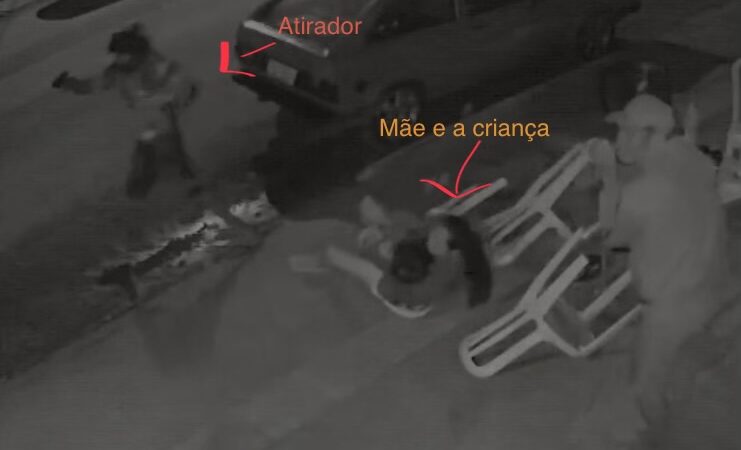 Câmera registra ataque que matou criança de 2 anos em conveniência de Campo Grande