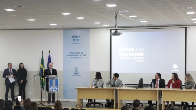 TJMS debate metas nacionais do Judiciário em audiência pública na UFMS