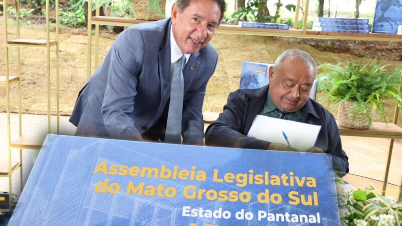 Livro resgata 45 anos da história da Assembleia Legislativa de Mato Grosso do Sul