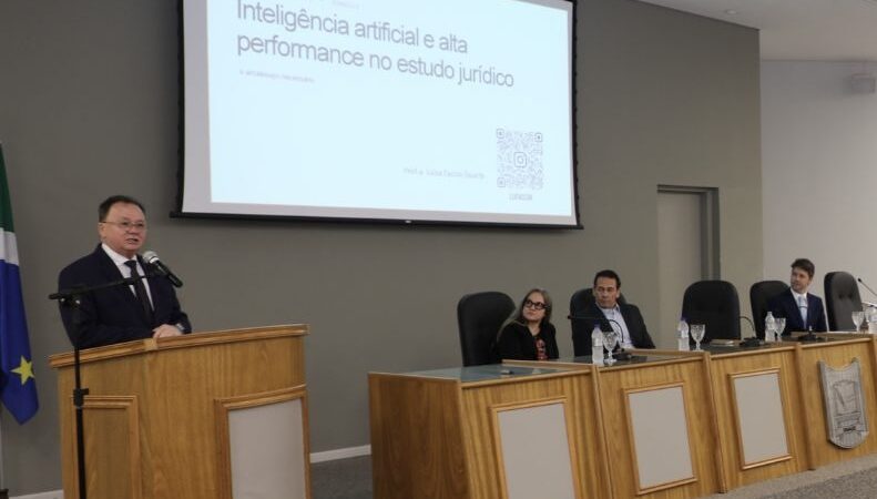 Palestra sobre inteligência artificial no Direito reúne centenas de participantes em Campo Grande