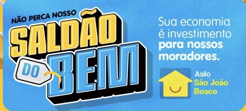 Saldão do Bem oferece roupas a partir de R$ 5 e ajuda idosos do Asilo São João Bosco em Campo Grande