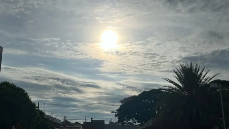 Tempo firme predomina em Mato Grosso do Sul, com manhã fria e calor à tarde