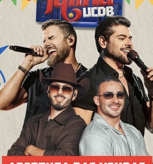 Festa Julina da UCDB 2026 abre venda de ingressos nesta quarta-feira com shows de Zé Neto & Cristiano e Pedro Paulo & Alex