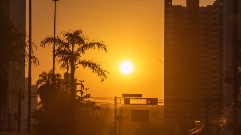 Fim de semana terá calor, baixa umidade e risco de tempestades em Mato Grosso do Sul