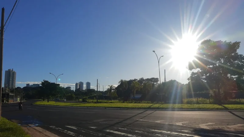 Após frio nas madrugadas, sábado será de sol, calor e baixa umidade em Mato Grosso do Sul