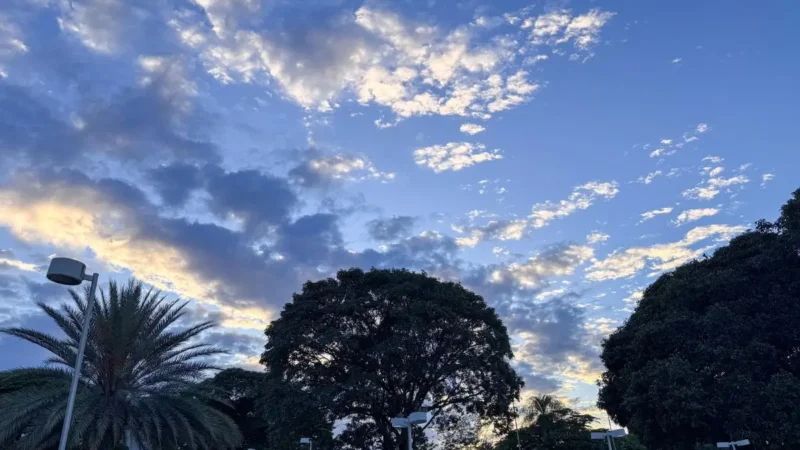 Mato Grosso do Sul terá terça-feira de temperaturas amenas, céu nublado e possibilidade de chuva no sul