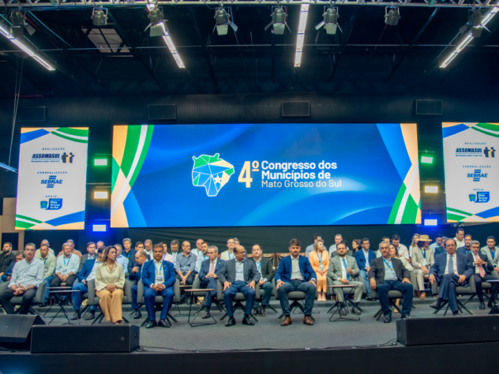 TCE-MS participa da abertura do 4º Congresso dos Municípios e reforça debate sobre eficiência na gestão pública