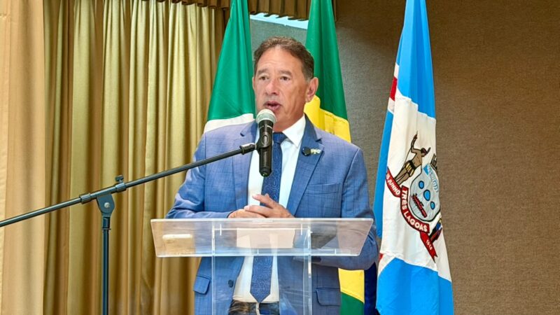 Gerson Claro recebe título de Cidadão Três-Lagoense em solenidade pelos 111 anos do município