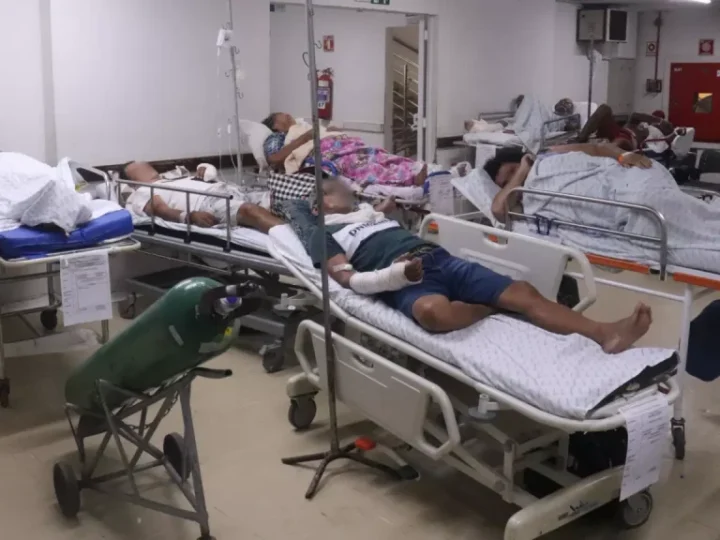 Santa Casa enfrenta superlotação e atende mais de 100 pacientes em 24 horas na emergência