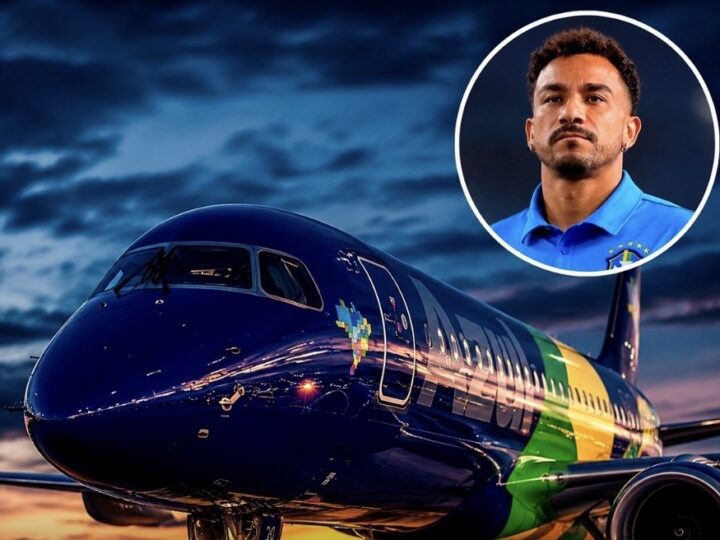 Avião da CBF deixa os EUA e retorna ao Brasil com apenas um jogador a bordo: Danilo