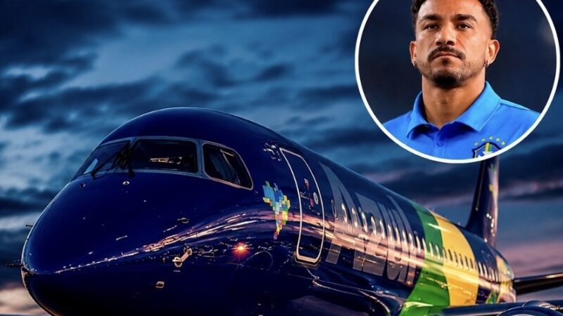 Avião da CBF deixa os EUA e retorna ao Brasil com apenas um jogador a bordo: Danilo