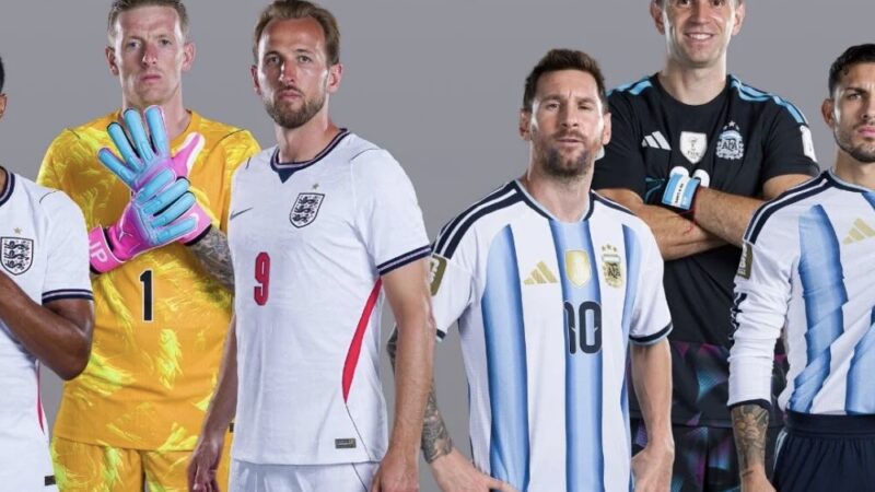 Inglaterra e Argentina disputam vaga na final da Copa do Mundo 2026 nesta quarta-feira
