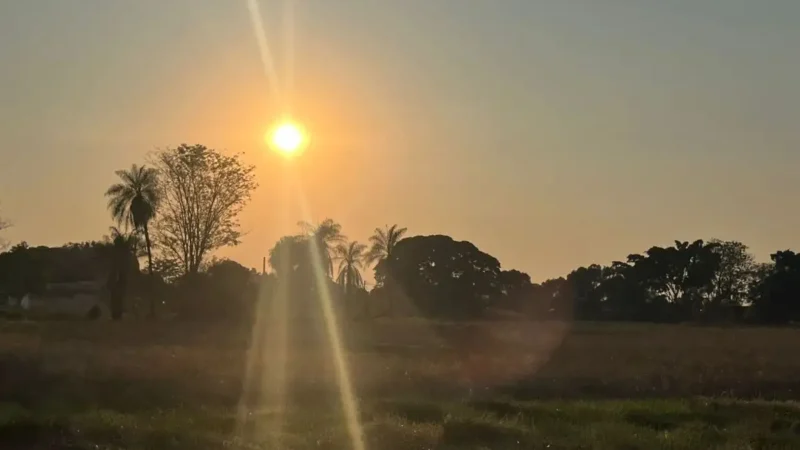 Calor ganha força em MS, umidade despenca e ventos podem atingir 70 km/h nesta sexta