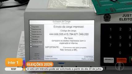 Eleitores têm um mês para solicitar voto em trânsito nas eleições de 2026
