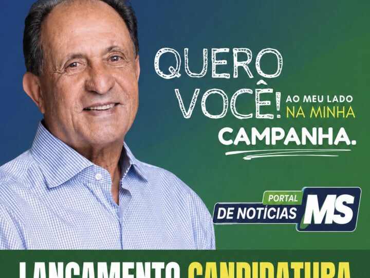 Zé Teixeira anuncia lançamento de candidatura a deputado estadual em Dourados