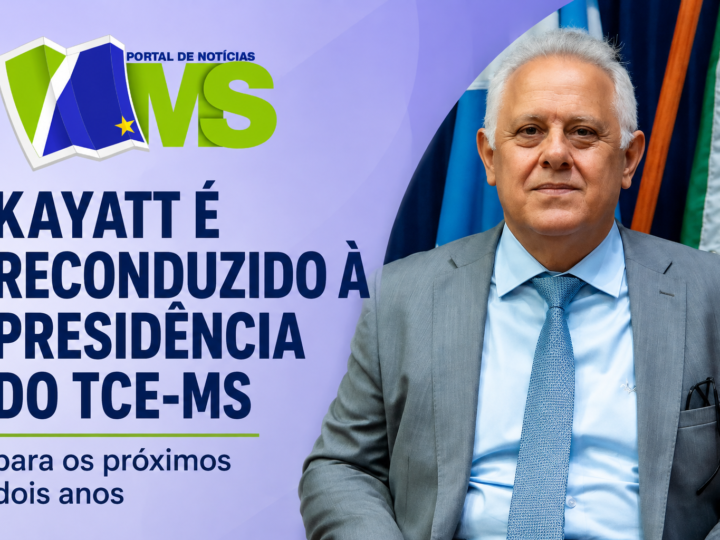 Kayatt é reconduzido à presidência do TCE-MS para os próximos dois anos