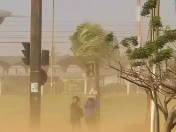 Campo Grande entra em alerta para vendaval e previsão indica chuvas com tempestades até sábado