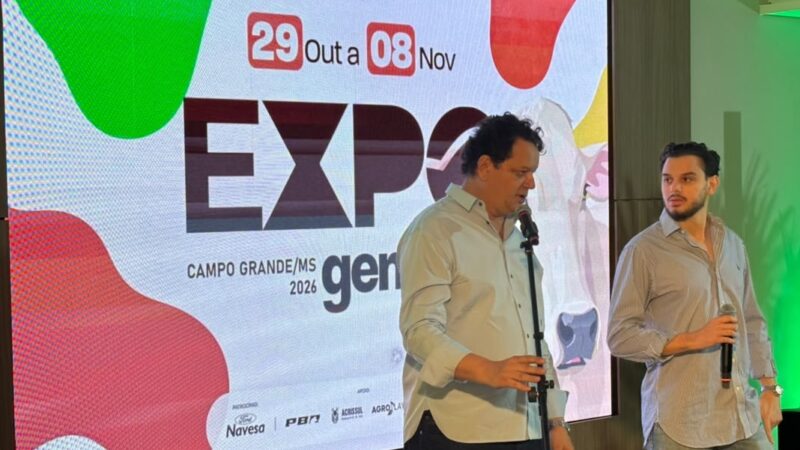 Expogenética MS 2026 terá 11 dias de programação e entrada gratuita