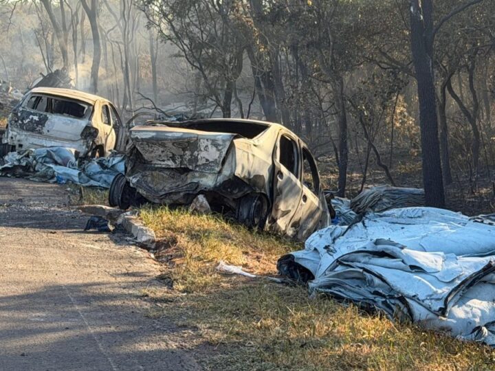 Acidente com explosão deixa quatro mortos e seis feridos na BR-163