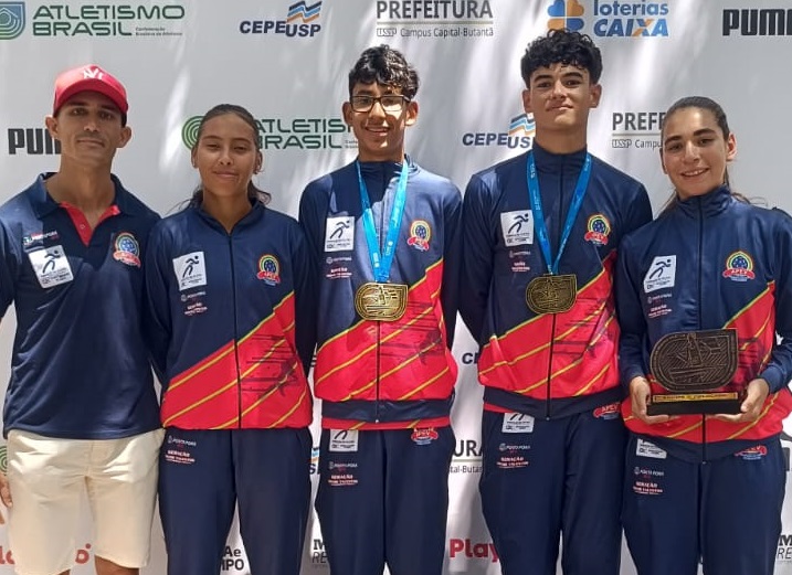 MS conquista quatro medalhas no primeiro dia do Brasileiro Sub-18 de Atletismo