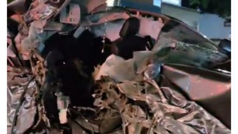 Motorista embriagado é preso após bater Hilux em carro e desacatar policiais em Campo Grande