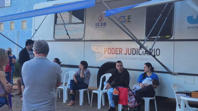Justiça Itinerante leva atendimento gratuito a bairros de Campo Grande nesta semana