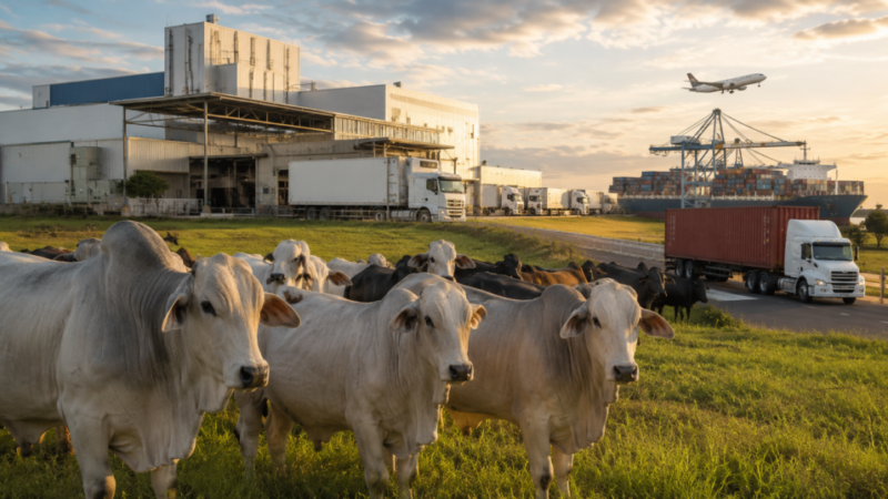 Frigoríficos de MS atingem recorde histórico e produção de carne bovina supera 1 milhão de toneladas