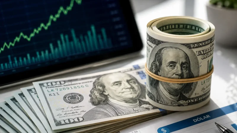 Dólar fecha em alta com pressão externa e mercado atento ao Fed e ao cenário político
