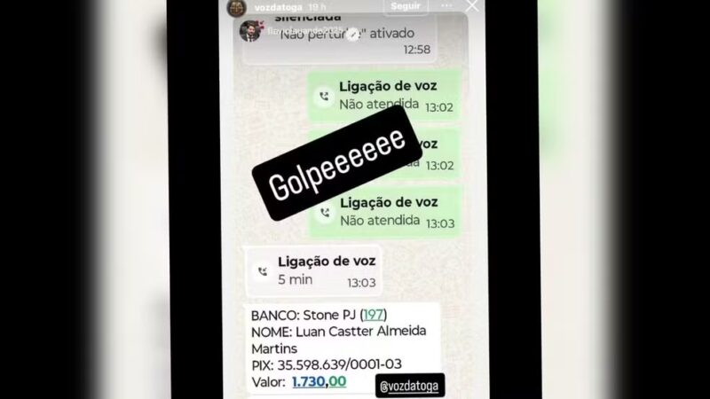 Falso juiz oferece emprego e homem perde quase R$ 18 mil em golpe pelo WhatsApp