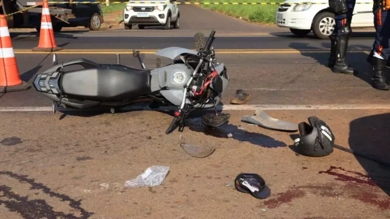 Segundo motociclista envolvido em acidente com caminhonete na BR-163 morre em Campo Grande