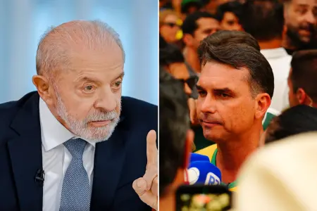 Pesquisa Atlas/Bloomberg: Lula registra 45,3% das intenções de voto, enquanto Flávio Bolsonaro soma 42,2%