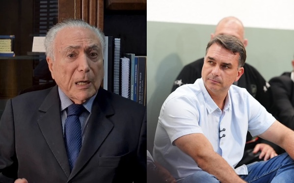 Temer anuncia apoio a Flávio Bolsonaro no segundo turno contra Lula