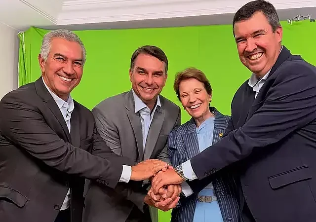 Riedel entra em campo por Flávio Bolsonaro: governador se reúne em Brasília e lideranças de MS miram eleitores que não votaram no 1º turno