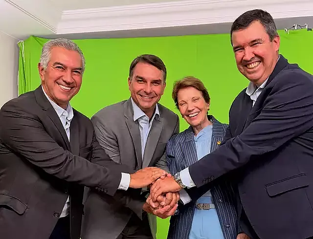 Riedel entra em campo por Flávio Bolsonaro: governador se reúne em Brasília e lideranças de MS miram eleitores que não votaram no 1º turno