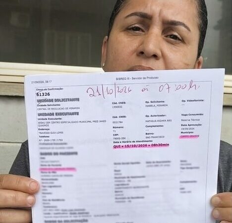 Médico não aparece: Paciente viaja de madrugada de Miranda e tem consulta cancelada no CEM