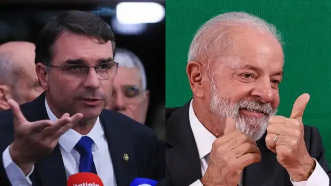 Datafolha aponta disputa acirrada entre Flávio Bolsonaro e Lula em simulação de segundo turno