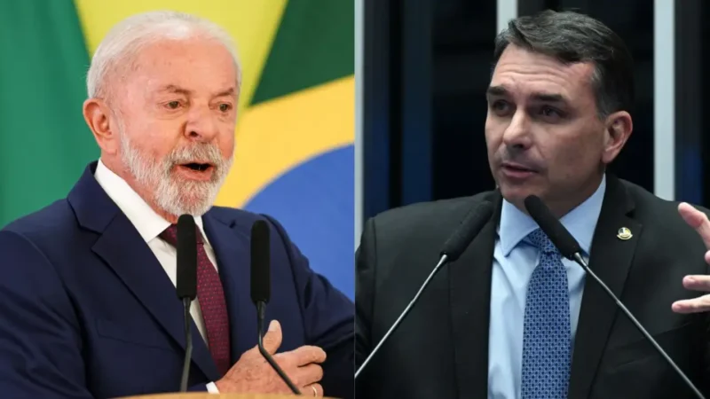 Lula e Flávio Bolsonaro terão confronto direto de 30 minutos em debate da Band